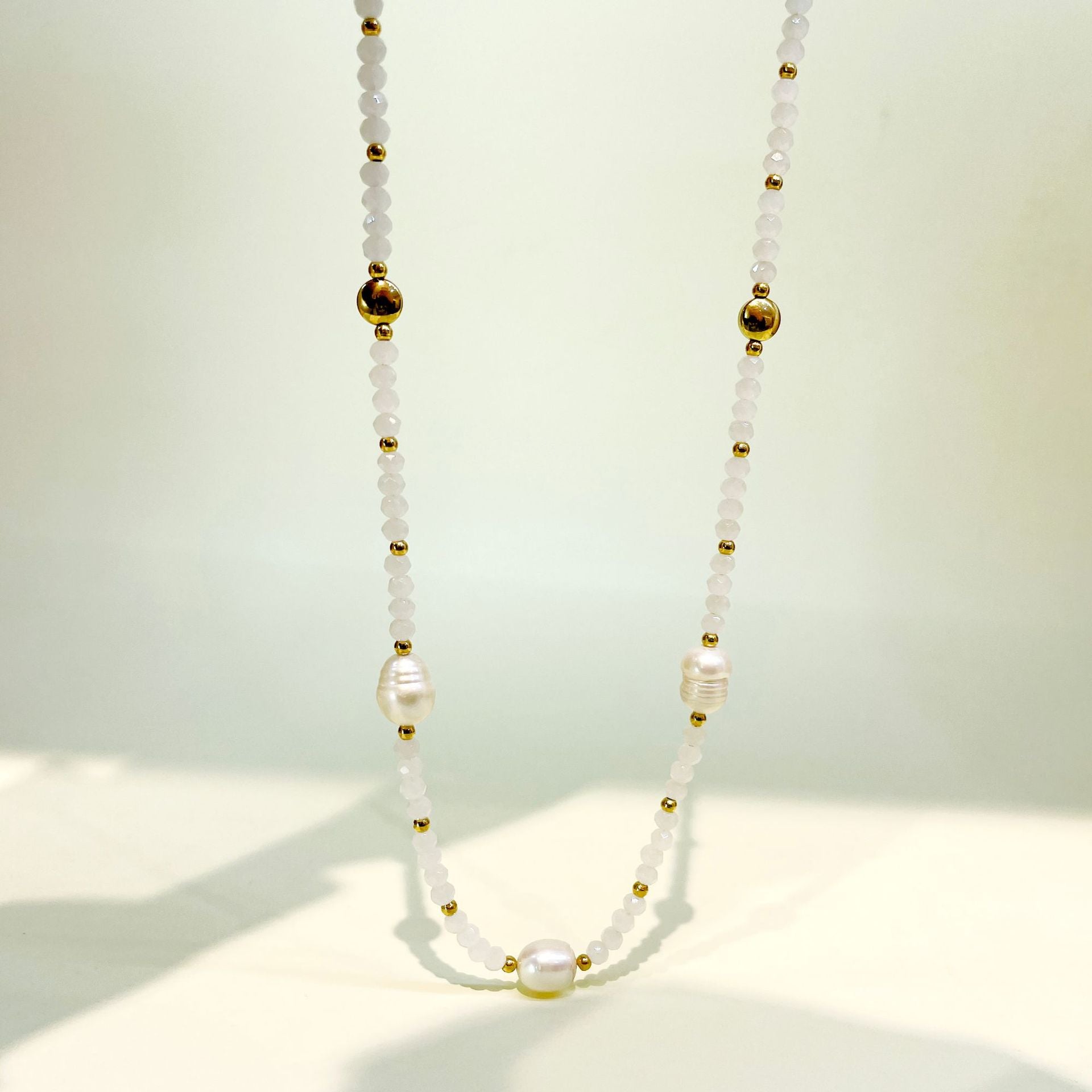 Wholesale Tropical Ocean Wind Multicolor Crystal Pearl Necklaces